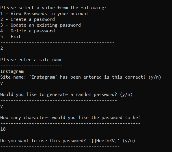 password manager
